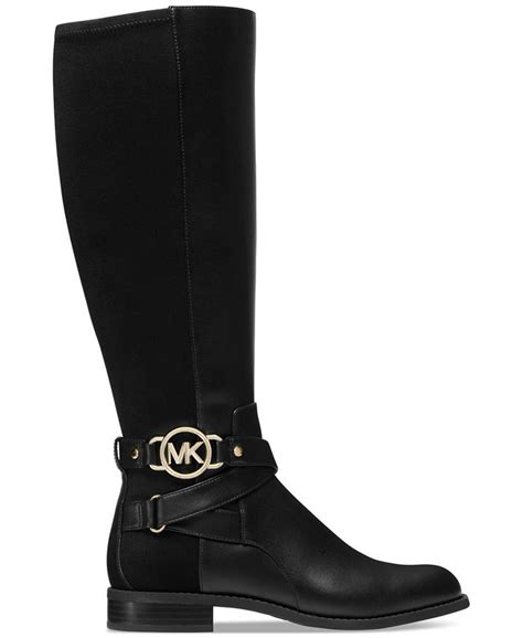 michael kors women's rory hardware strap riding boots|Rory Logo Trim Ankle Boot .